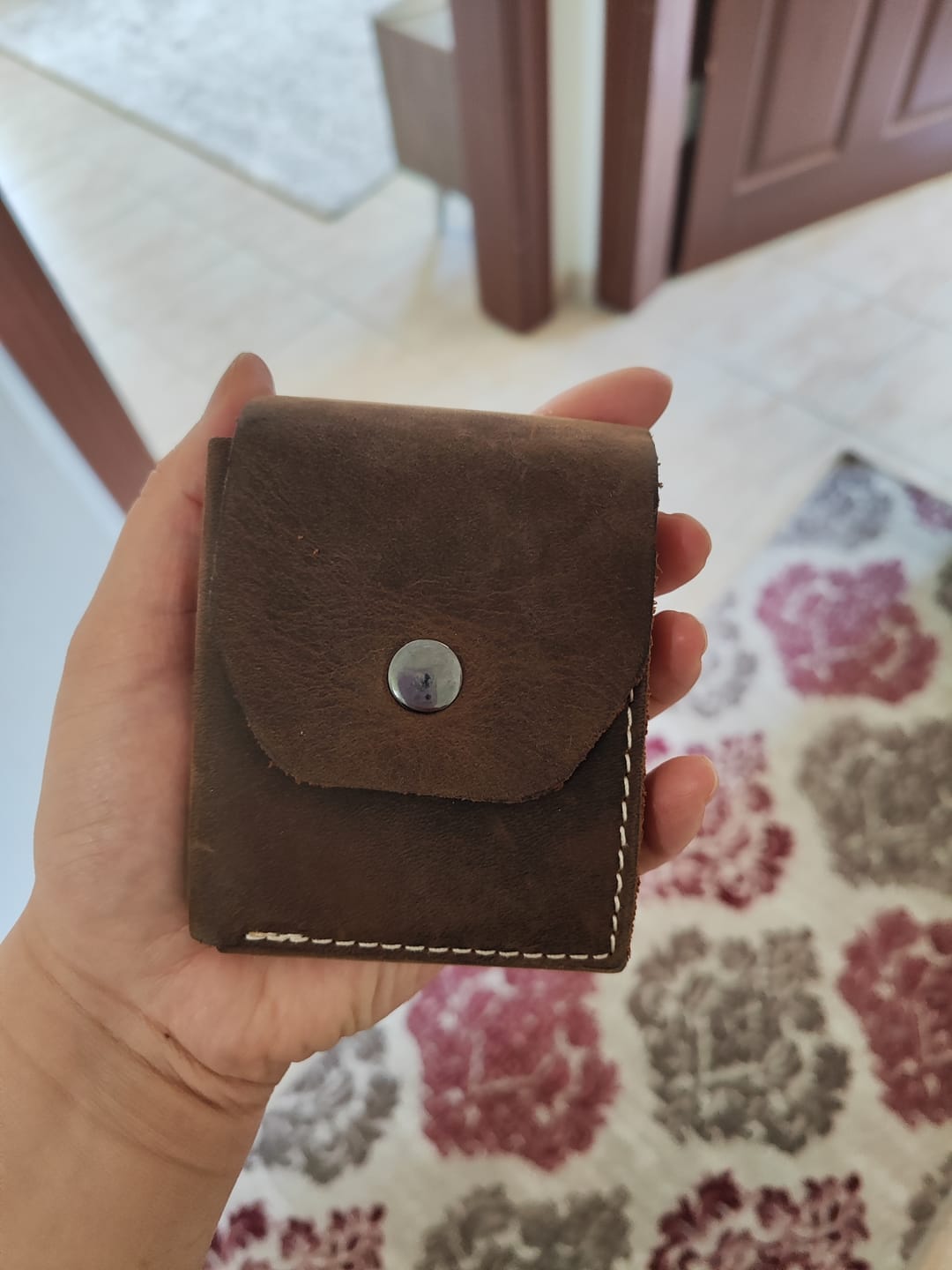 Customer photo review of Arvenzo - El Yapımı Hakiki Deri Erkek Cüzdanı
