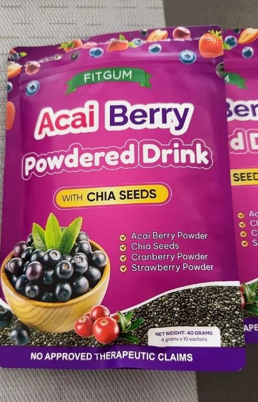 Customer photo review of ROSMAR FITGUM COLLAGEN CHIA COFFEE MIX AND ROSMAR FITGUM ACAI BERRY