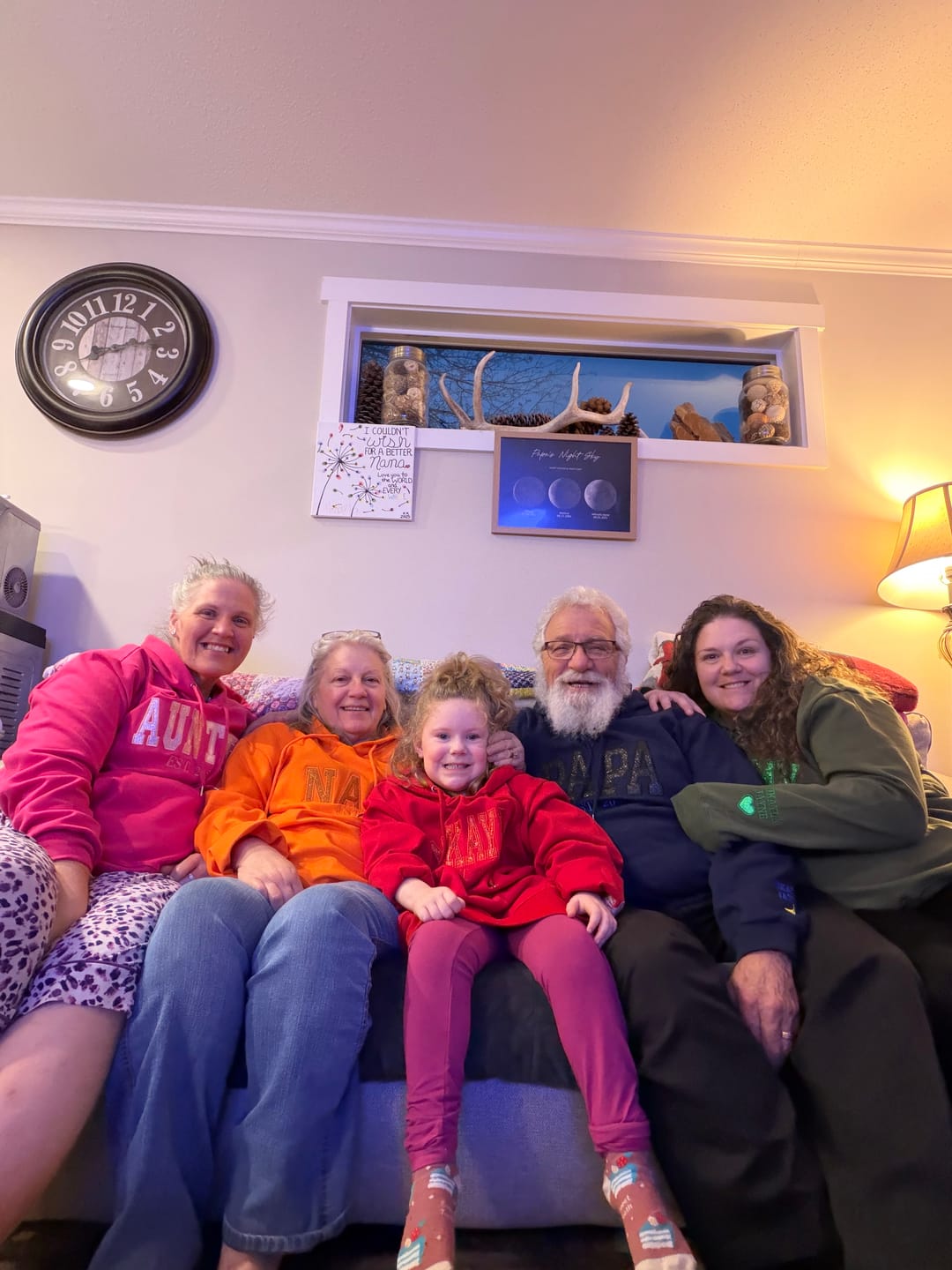 Customer photo review of Custom Embroidered Applique Glitter Mama Sweatshirt - Gift for Mom