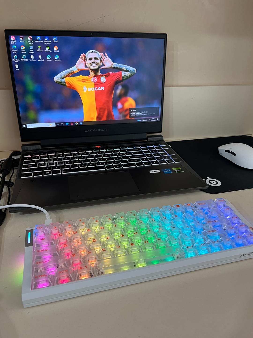 Customer photo review of ATK RS6 Air Klavye (Manyetik Switch / HE)