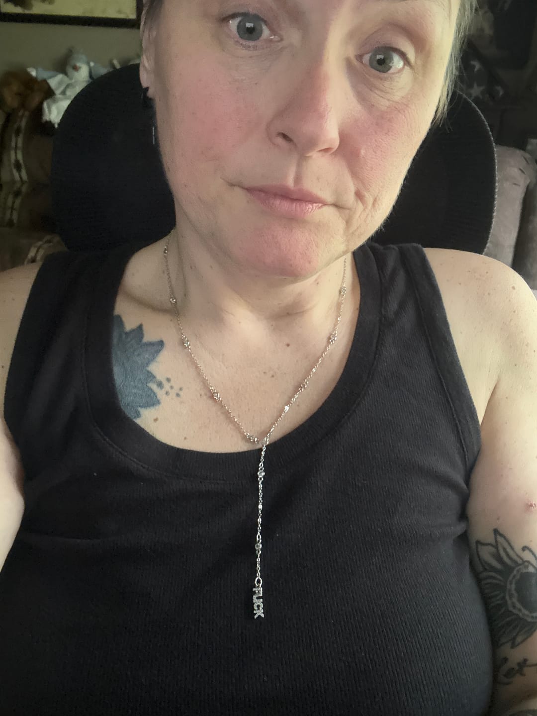 Customer photo review of Fuck Necklace