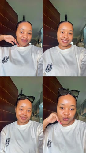 Customer photo review of Orlando Pirates Quirky Boxy Tee-Ivory