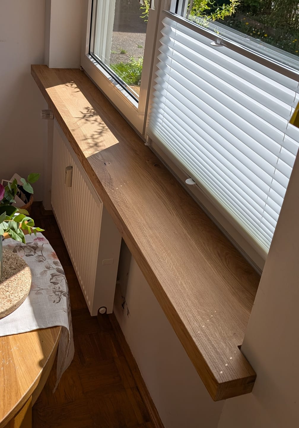 Customer photo review of Aufsatzfensterbank Eiche