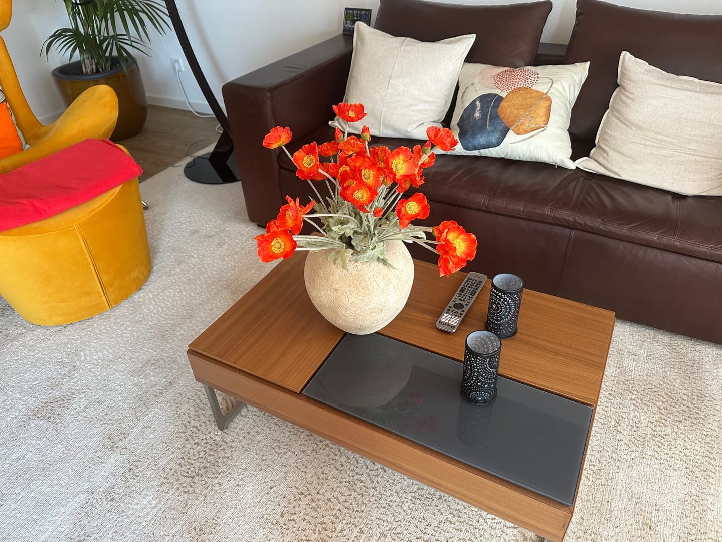 Customer photo review of Zijden Klaprozen - Oranje