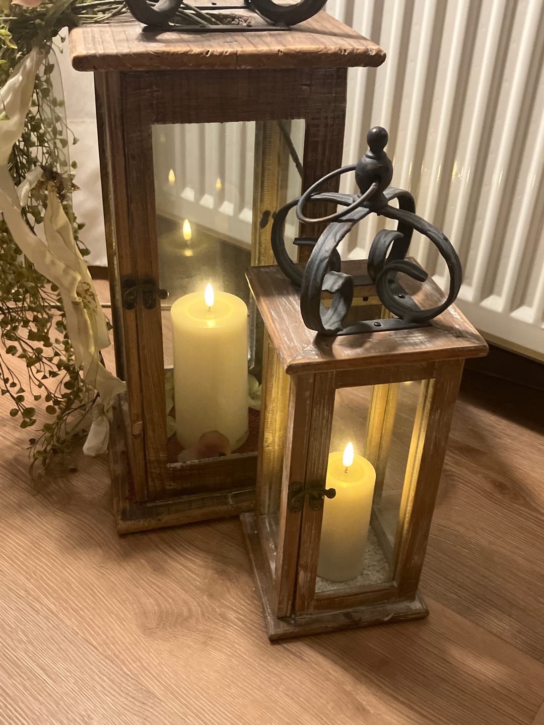 Customer photo review of LED Bloklys Ø 7,5 x 15 cm Cream