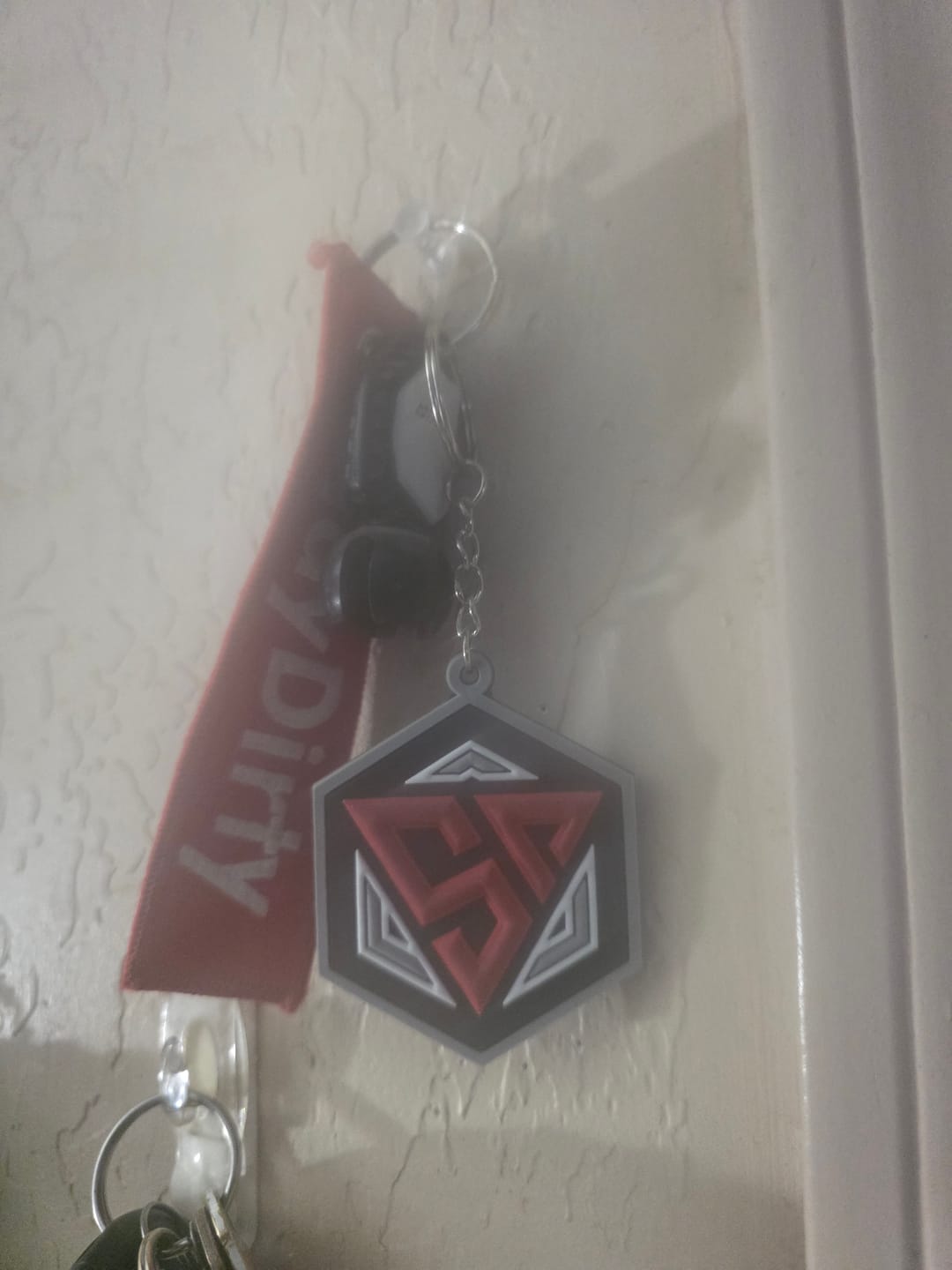 Customer photo review of Key Chain - Stay Dirty SD Logo