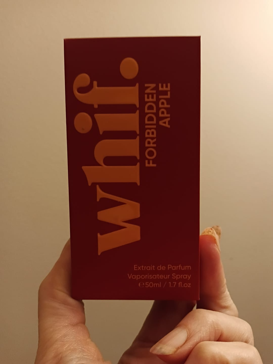 Customer photo review of Forbidden Apple