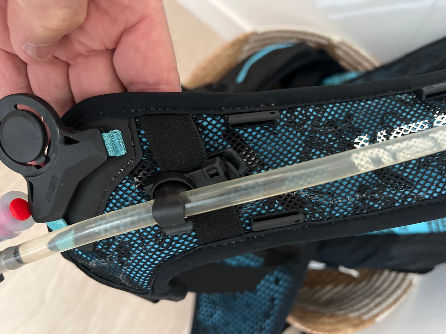 Customer photo review of Magnetic Tube Clip