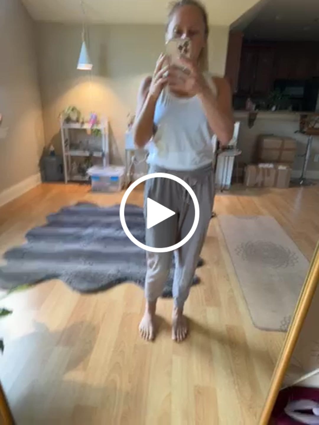 Customer video review of EcoLuxe Performance Joggers