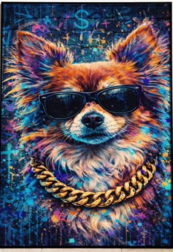 Customer photo review of Street art graffiti - Personalized Poster