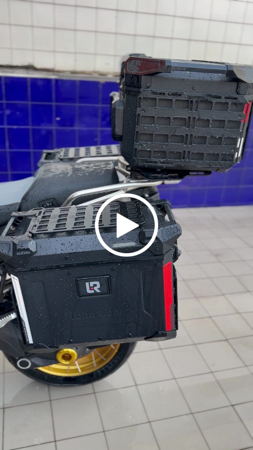 Customer video review of MotoRacks – Motorcycle Luggage Pannier Racks