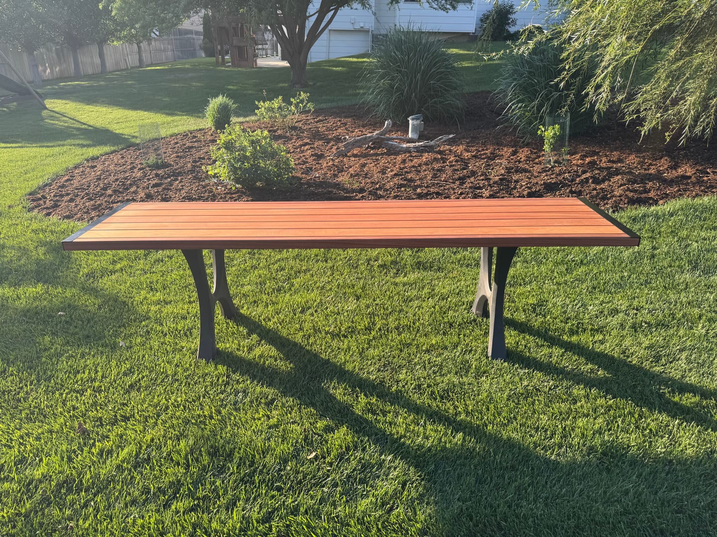 Customer photo review of Table Legs 405 Haru 28.2" H Metal Dining Furniture Legs