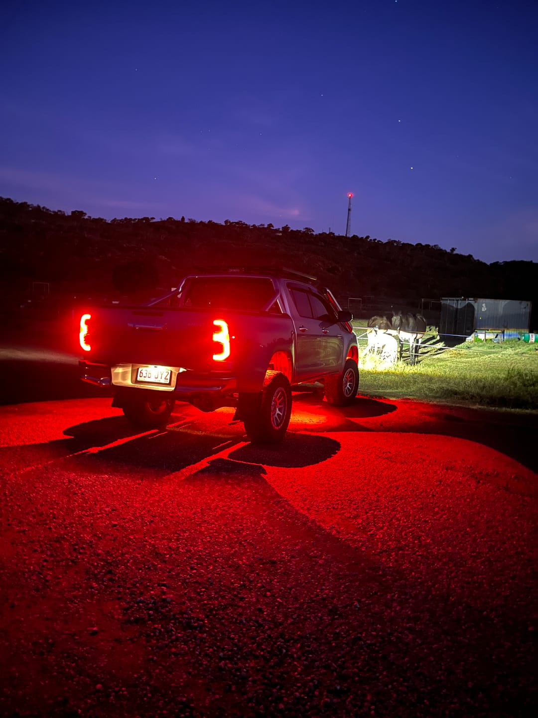 Customer photo review of Blacked Out LED Tail Lights for Toyota N80 Hilux (GR Style)