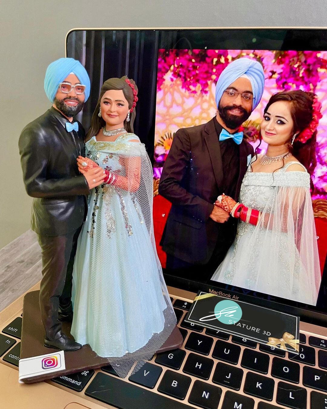 Customer photo review of Couple Full Body Miniature