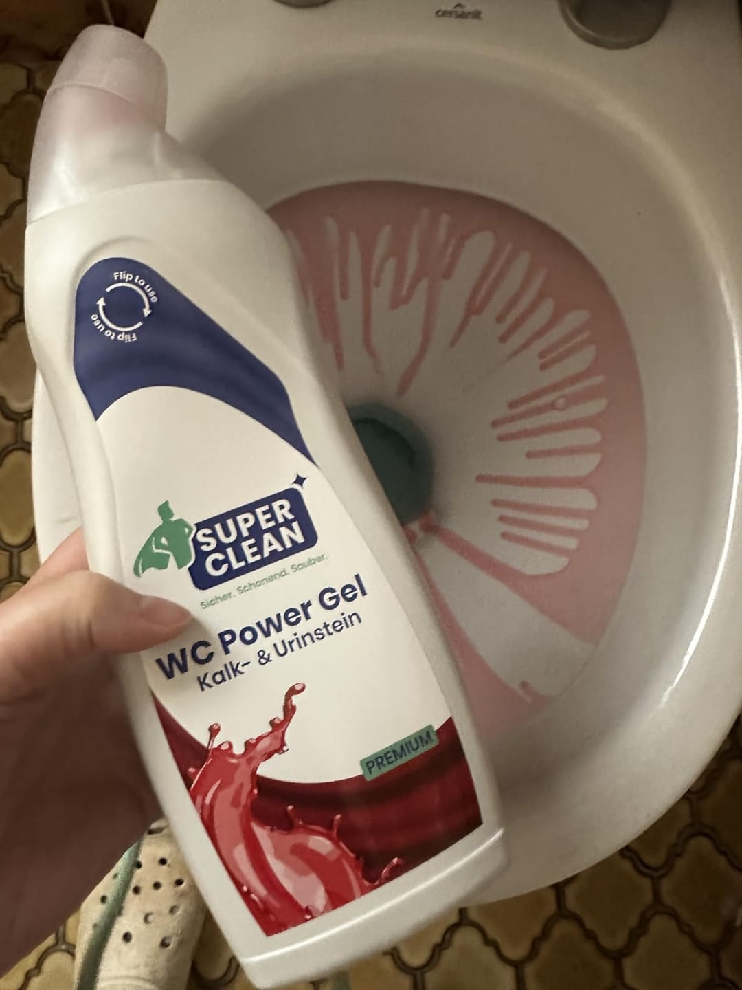 Customer photo review of WC Power Gel 750 ml