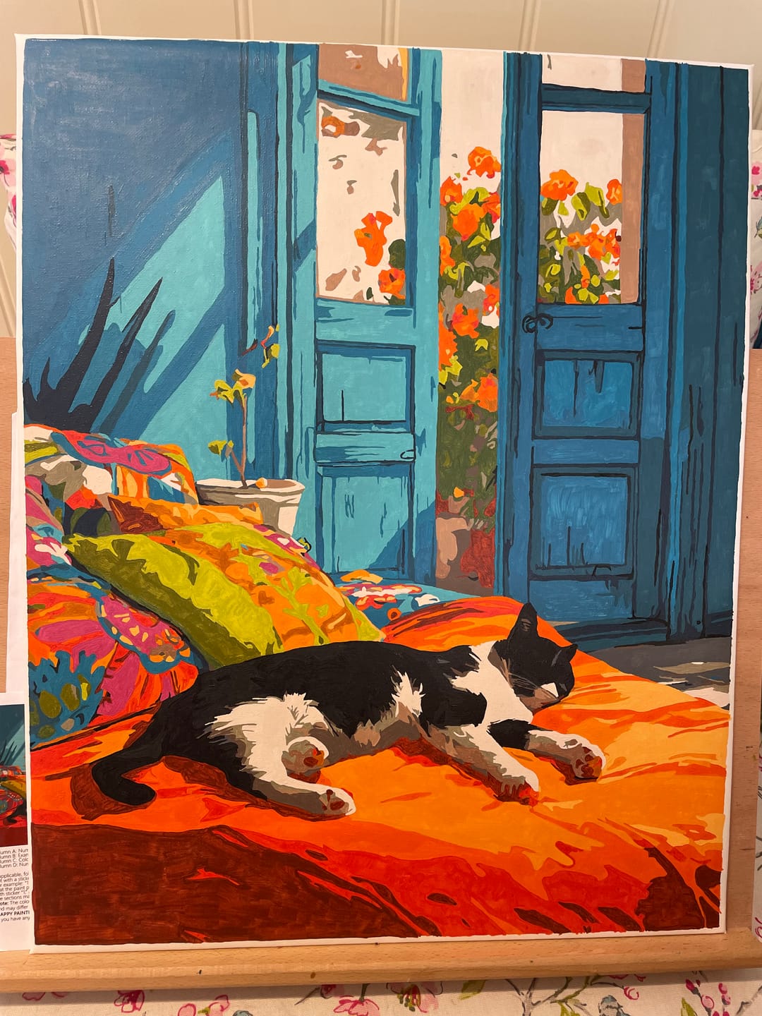 Customer photo review of A daytime nap | Paint by Number