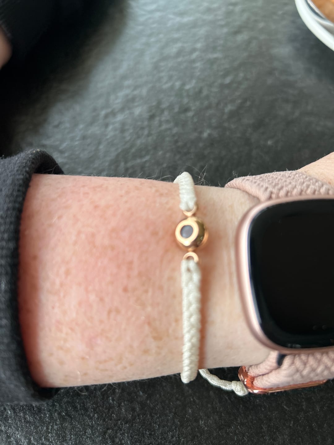 Customer photo review of Custom Photo Bracelet