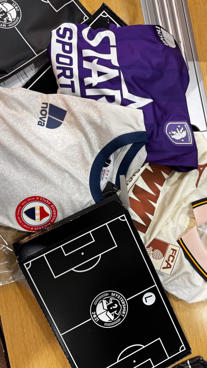 Customer photo review of Premium Football Shirt Mystery Box