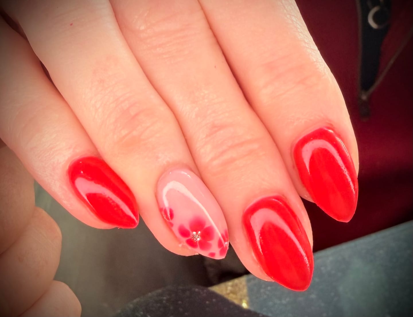 Customer photo review of Semilac 134 Red Carpet UV Gel Polish