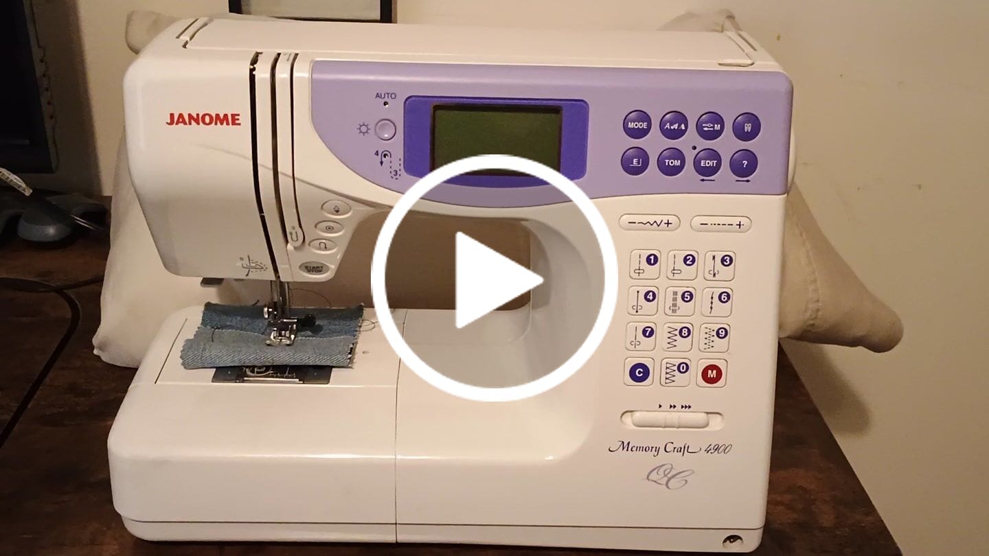 Customer video review of Rubber Cushion, Janome #647009002