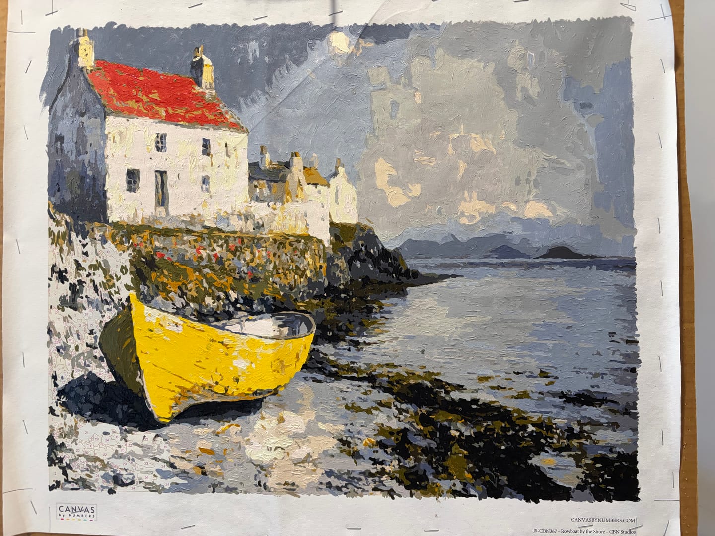 Customer photo review of Rowboat by the Shore