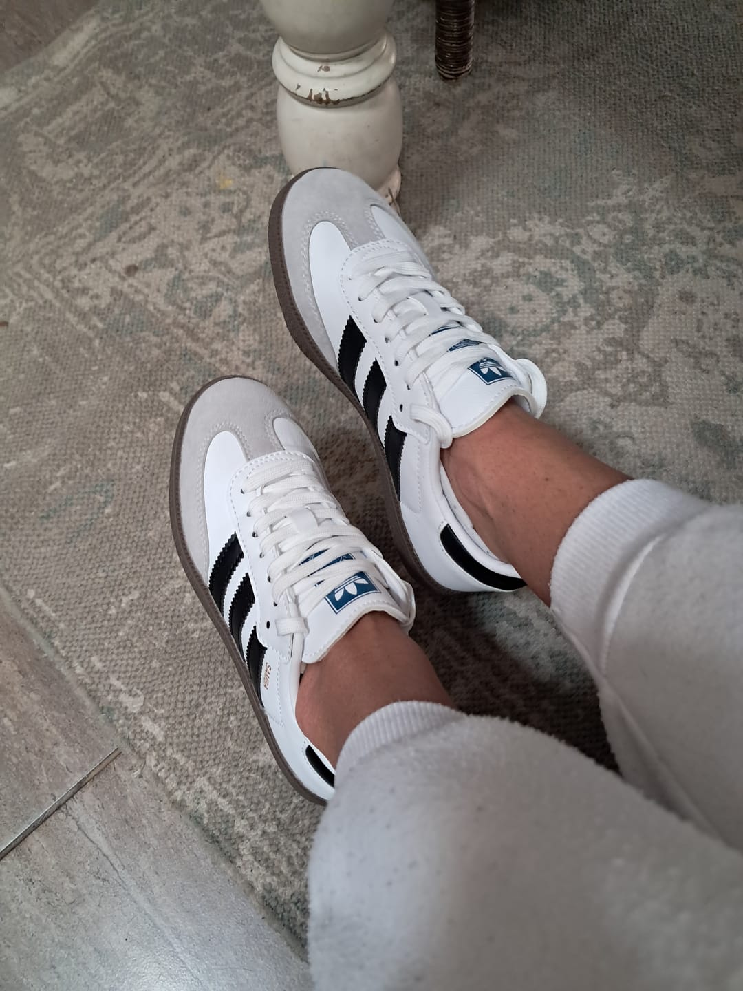 Customer photo review of Adidas Samba OG White