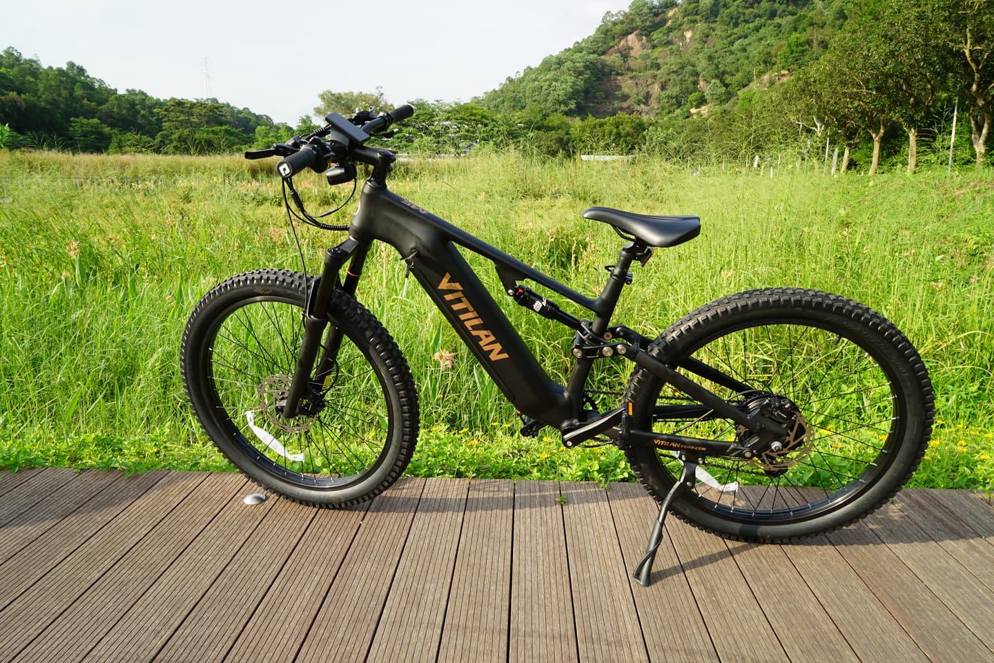 Customer photo review of M5 Full Suspension All-Terrain Mountain E-bike