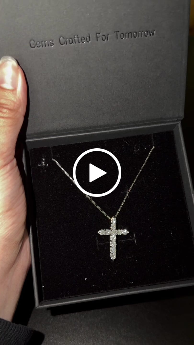 Customer video review of REDEMPTION MOISSANITE CROSS