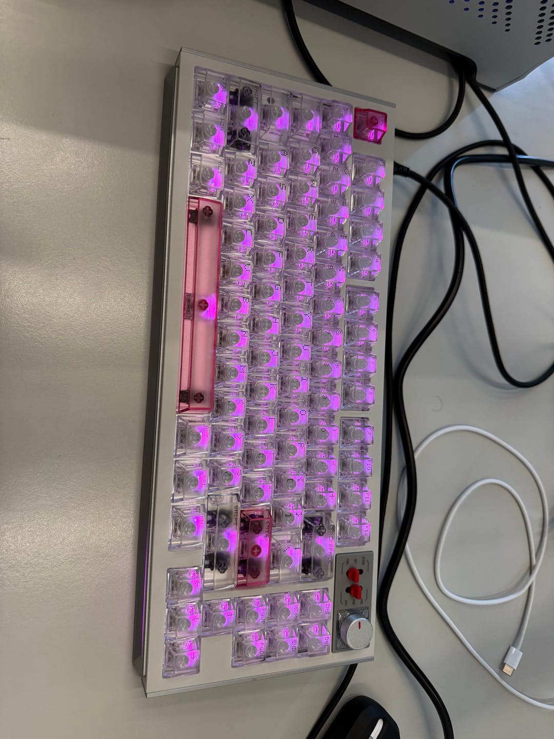 Customer photo review of NuPhy WH80 HE Wireless 8K Magnetic Gaming Keyboard