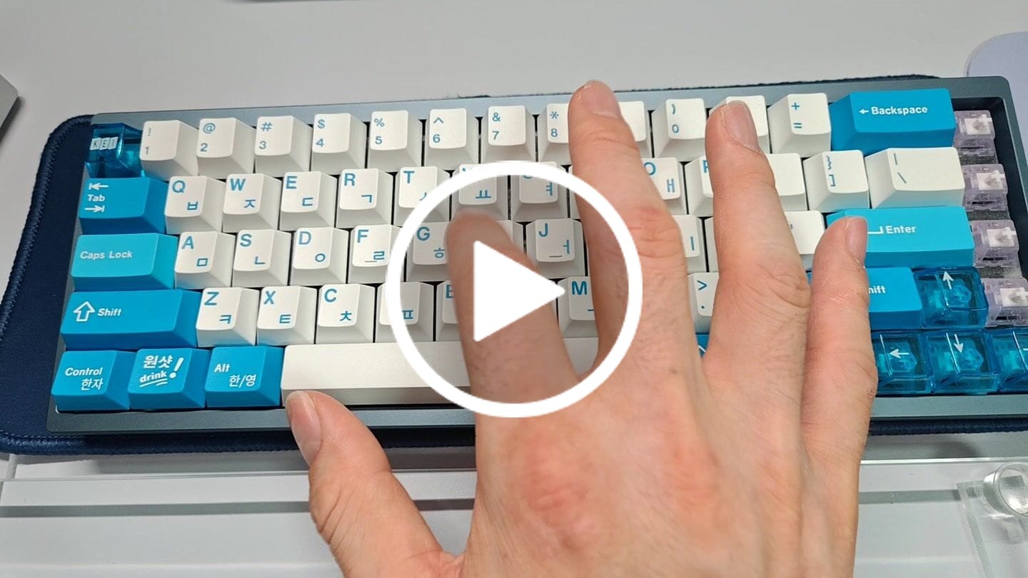 Customer video review of KEYGEEK SU COLOR V2 LINEAR SWITCH FACTORY LUBED EDITION (10PCS)
