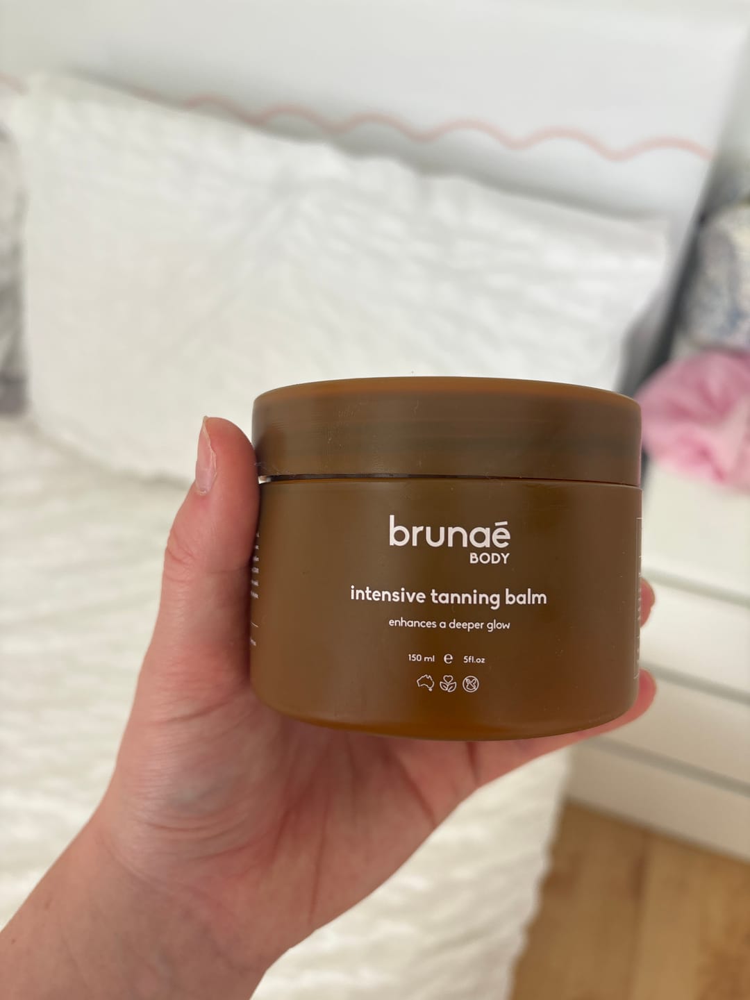 Customer photo review of Intensive Tanning Balm