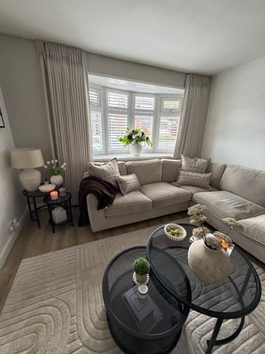 Customer photo review of Cleo Textured Faux Leather Laced Throw Pillowcase