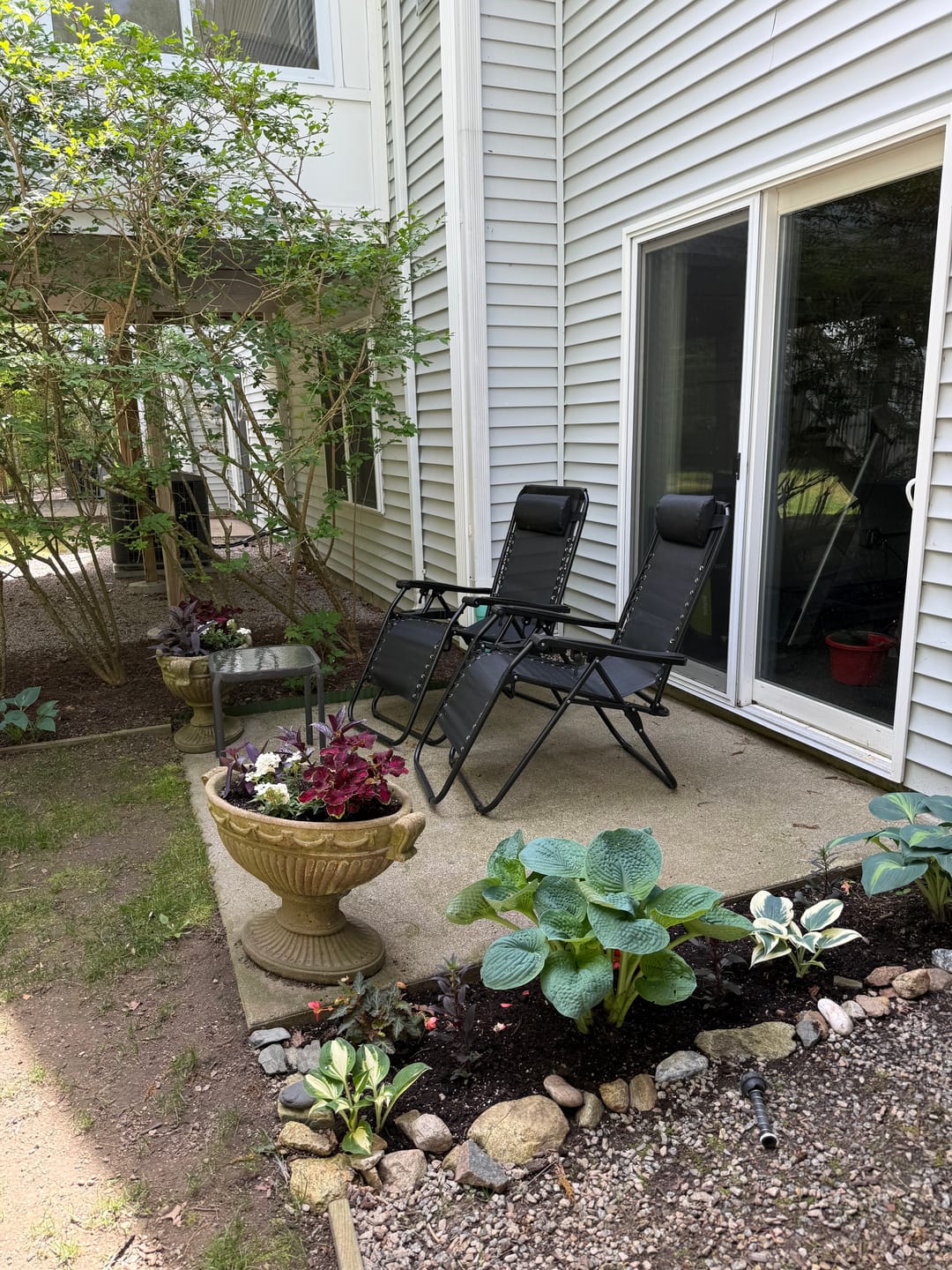 Customer photo review of Zero Gravity Reclining Patio Chairs – 2 Set