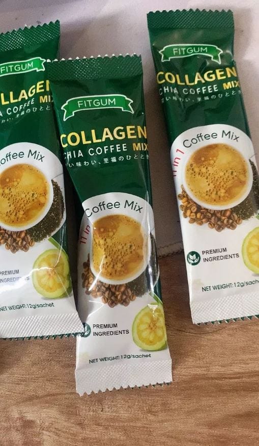 Customer photo review of ROSMAR FITGUM COLLAGEN CHIA COFFEE MIX AND ROSMAR FITGUM ACAI BERRY