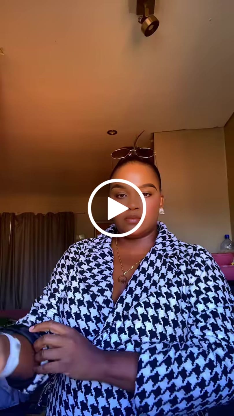 Customer video review of Gold Pearl Square Earrings