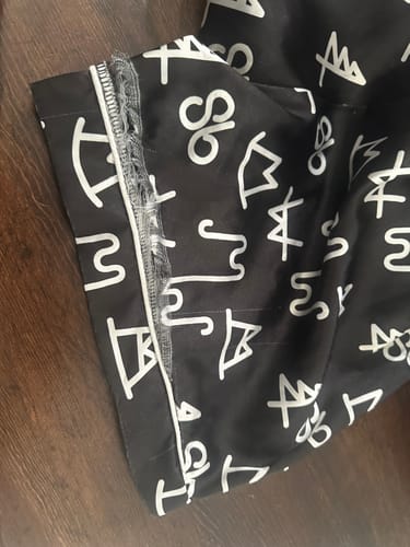 Customer photo review of Black Brand Pajama Set