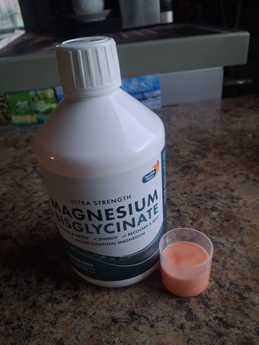 Customer photo review of Swedish Nutra - didelės koncentracijos skystas magnio bisglicinatas, 500 ml