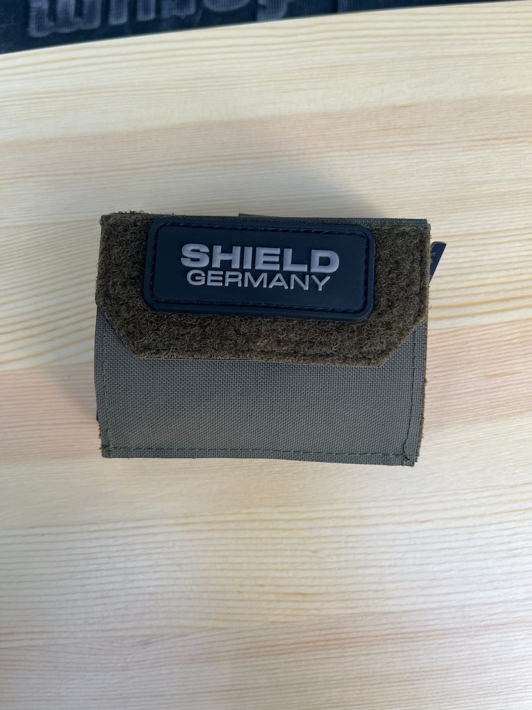 Customer photo review of Tactical Wallet Münzfach - Steingrau Oliv