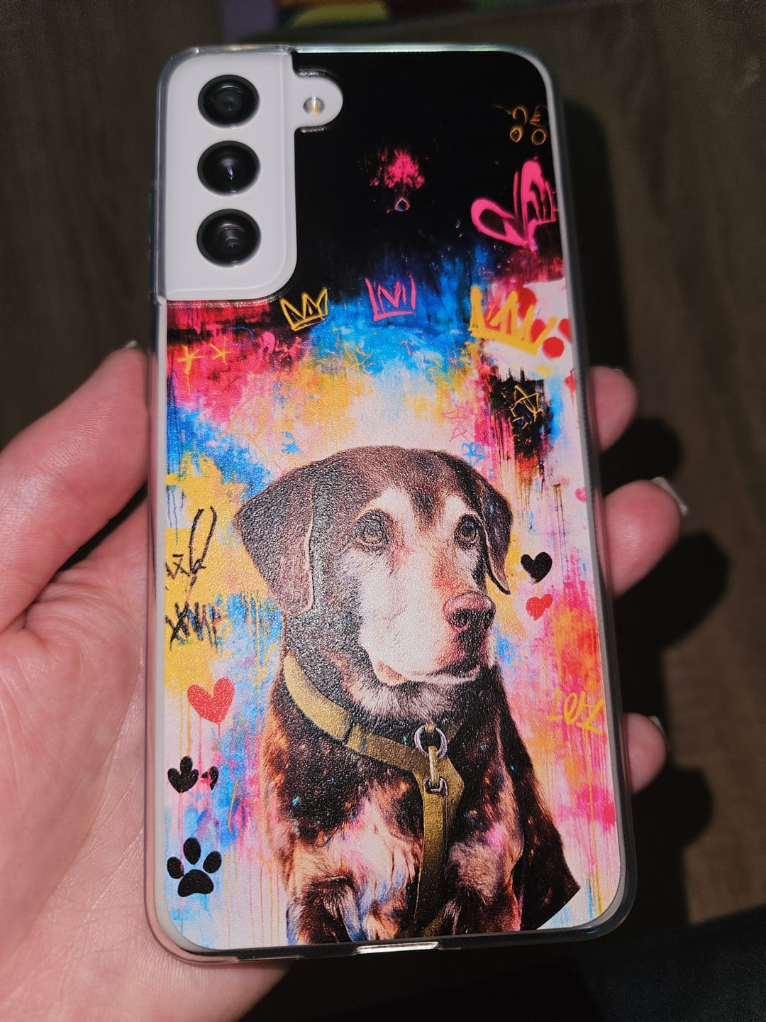 Customer photo review of Personalisierte Handyhülle - Graffiti