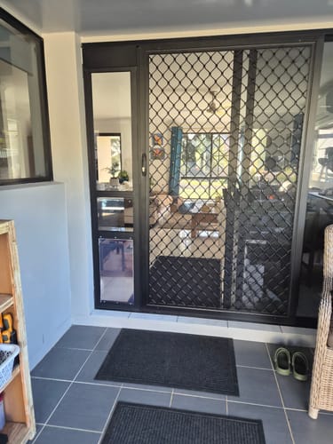 Customer photo review of Patio Pet Door Insert
