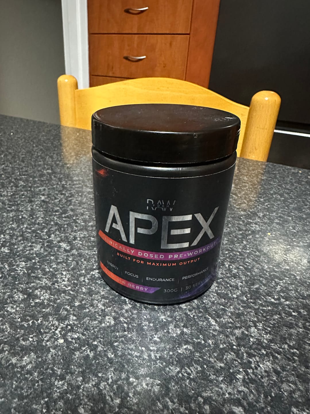 Customer photo review of APEX Pre-Workout