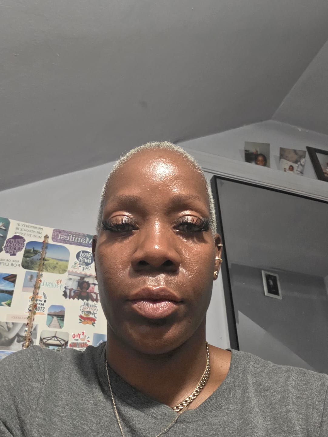 Customer photo review of PDRN retinal eye patch Glow jelly