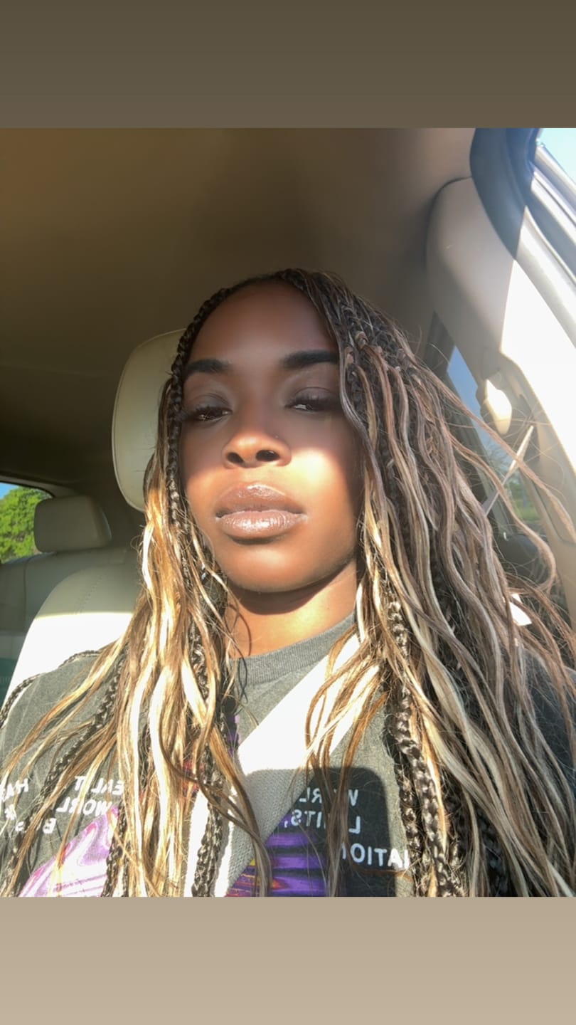 Customer photo review of #4/#27/#30 Mix Color Blend Body Wave Bulk Human Braiding Hair
