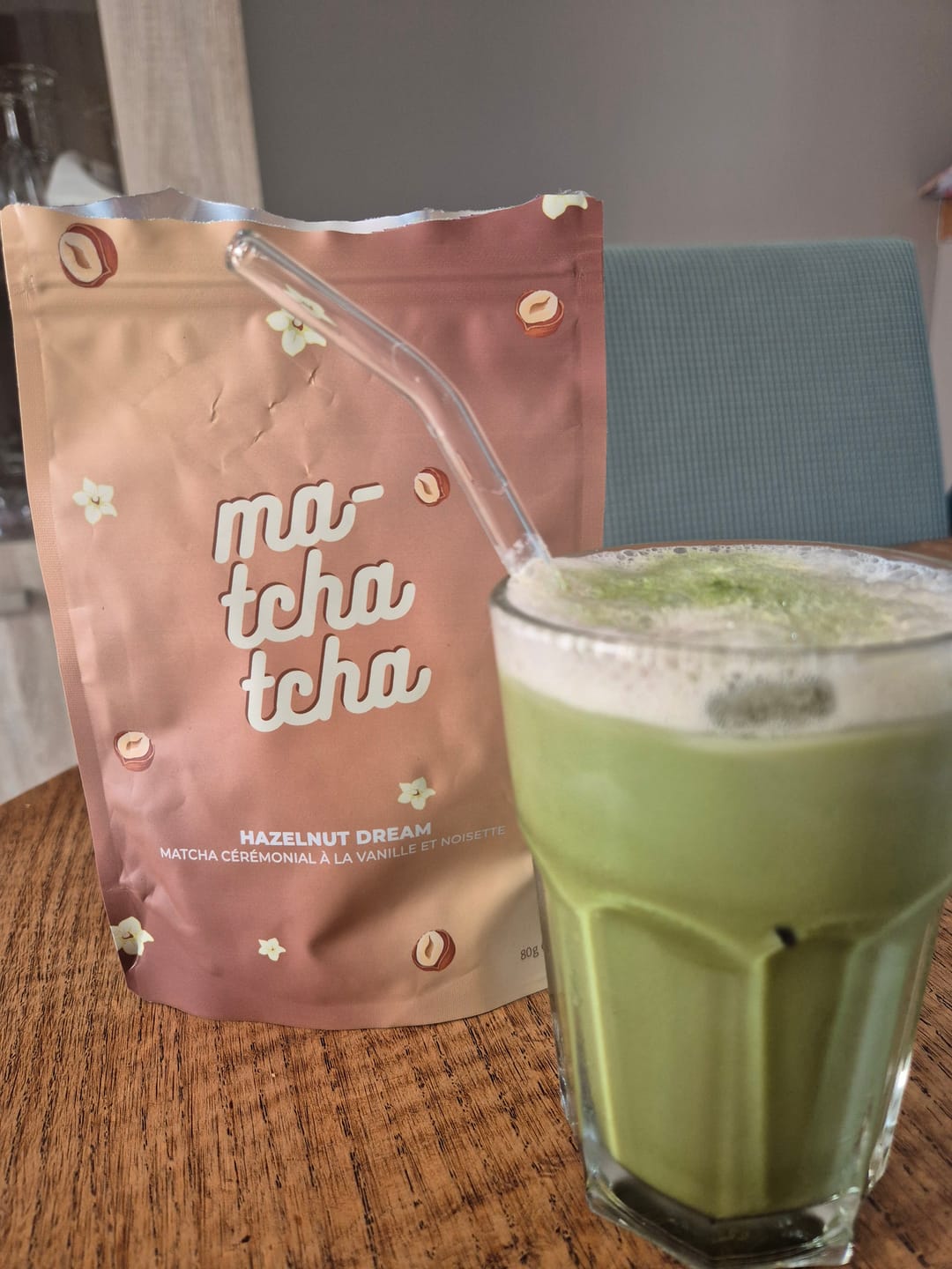 Customer photo review of Hazelnut Dream 🌰🍦 - Matcha Cérémonial Vanille et Noisette