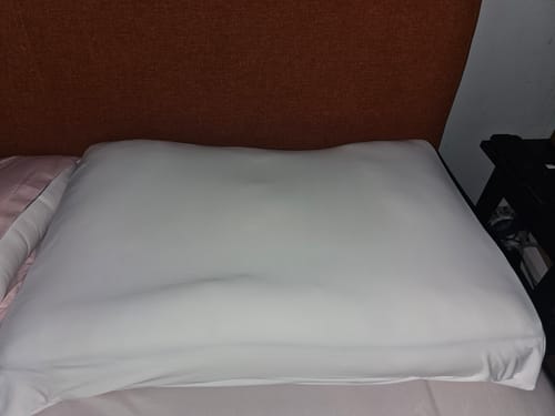 Customer photo review of Mellow Cooling Pillowcases (2-Pack)