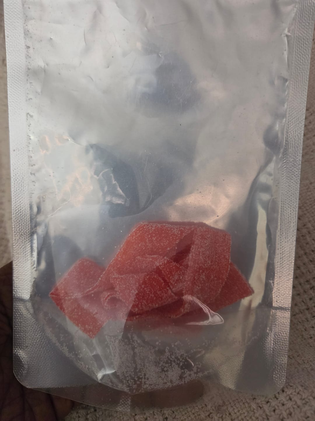 Customer photo review of Just Enough - Strawberry Sour Belts