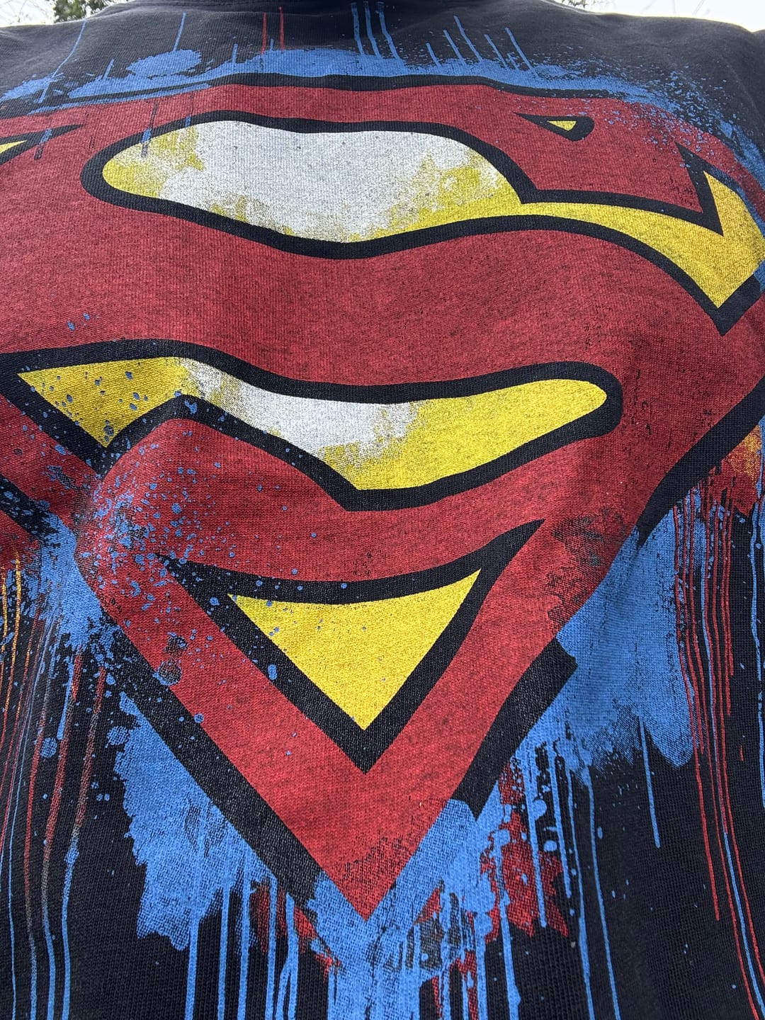 Customer photo review of 4044 - Superman Graphic Tees