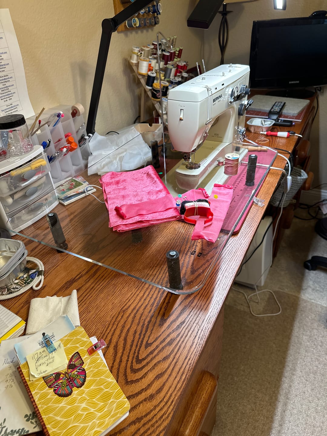 Customer photo review of Sew Steady Sewing Machine Extension Table