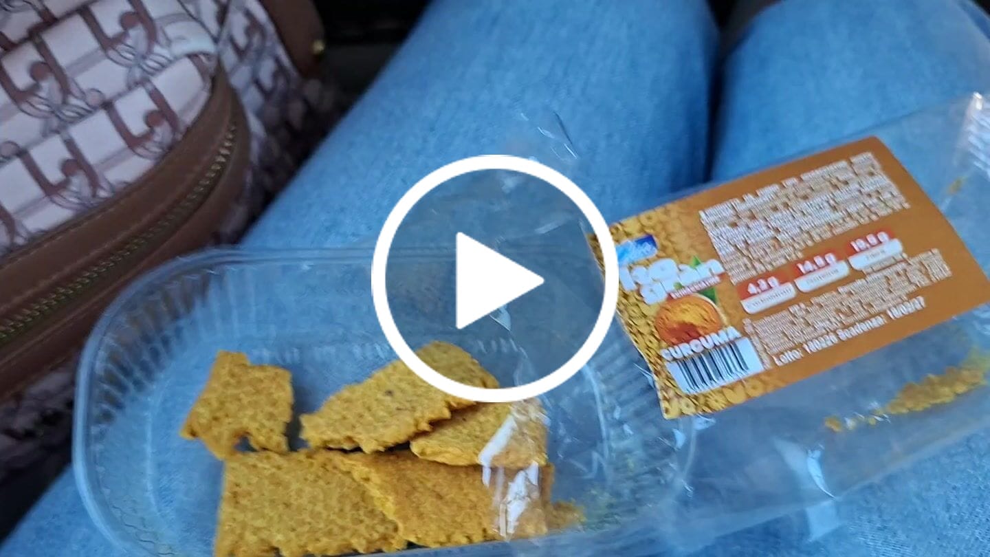 Customer video review of Kegràn Schiacciatine alla curcuma