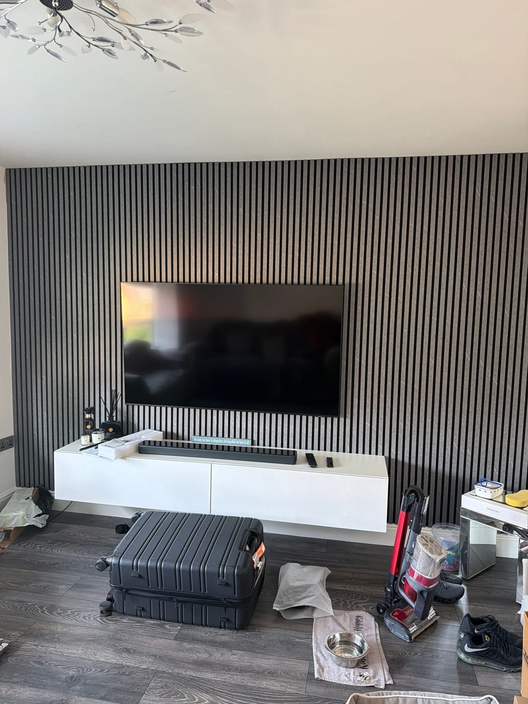 Customer photo review of Premium Acoustic Marble Wall Panel (Multiple Colours)